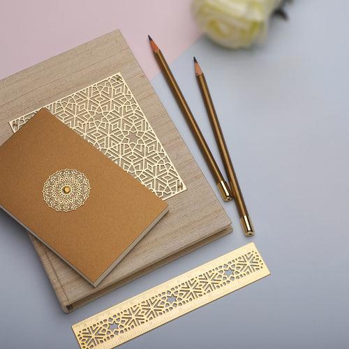 Gift Box -Tussar Silk Journal & Office Accessories