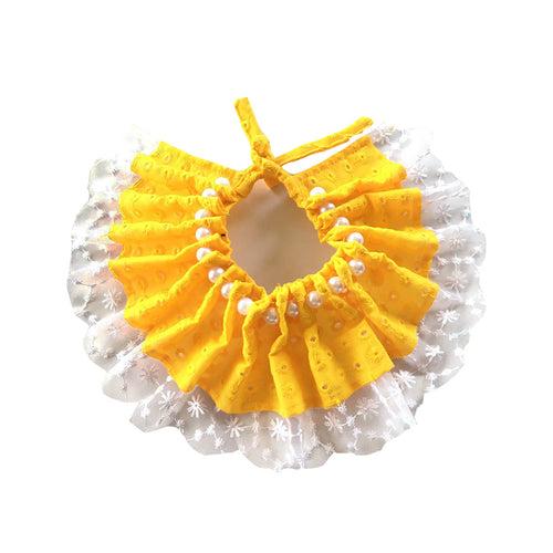 Yellow Pearl Neck Tutu