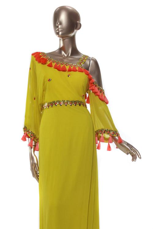 Designer Indo-Western Floor Length Outfit - Amyaela's Choice