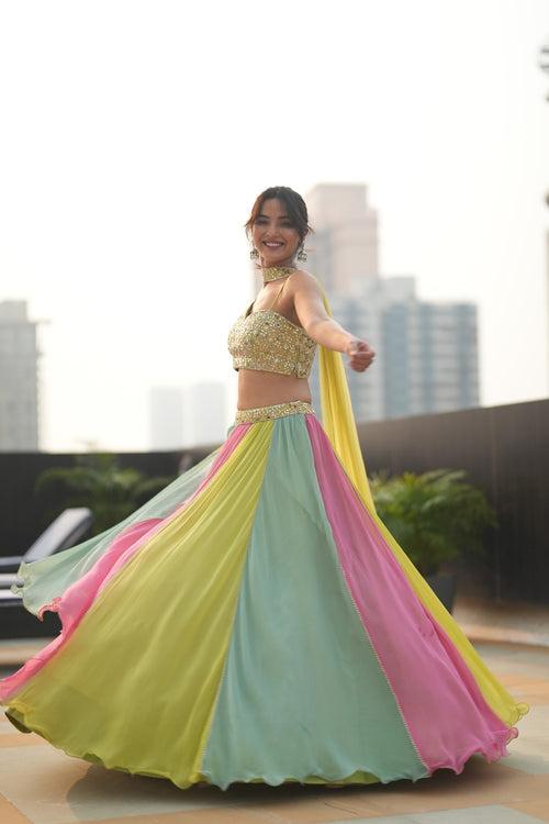 Designer Wear Lehenga Choli - Jasmin Bhasin's Choice