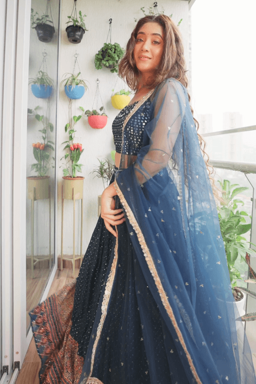 Graceful Designer Lehenga Choli - Shivangi Joshi's Choice