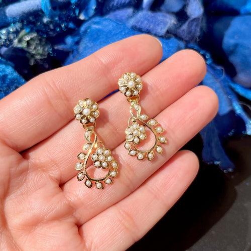 Dainty Earrings | Freshwater Pearls | Sterling Silver ER 564