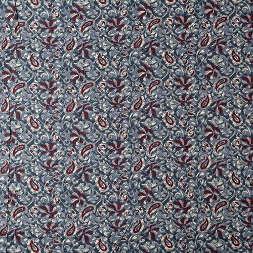 Cotton Printed Fabric (Grey)