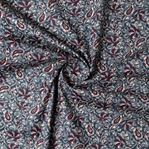 Cotton Printed Fabric (Grey)