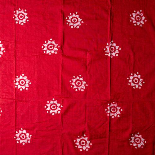 Cotton Salwar Suit Set (Red)