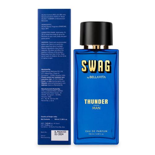 SWAG THUNDER Perfume for Men - Eau De Parfum for Men