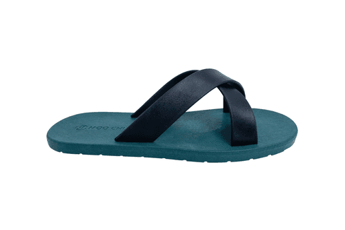 Cross Green Sole Black Strap