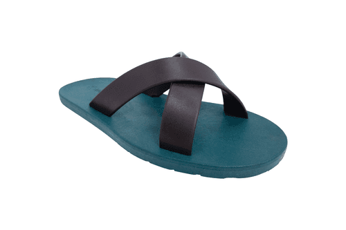 Cross Green Sole Brown Strap