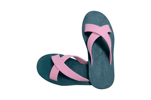 Cross Green Sole Light Pink Strap