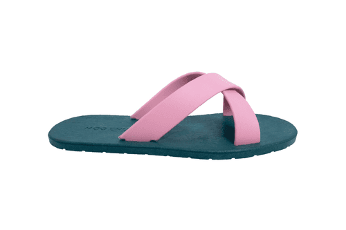 Cross Green Sole Light Pink Strap