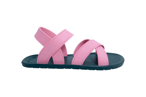 Cross Plus Green Sole Light Pink Strap