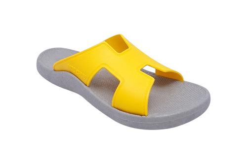 Hermey Grey Sole Yellow Strap