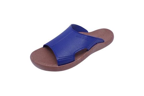 Jangy Brown Sole Blue Strap