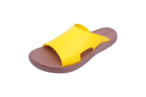 Jangy Brown Sole Yellow Strap