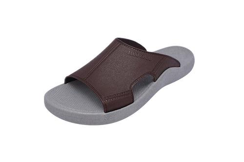 Jangy Grey Sole Brown Strap