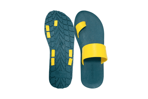 Pop Thumb Green Sole Yellow Strap