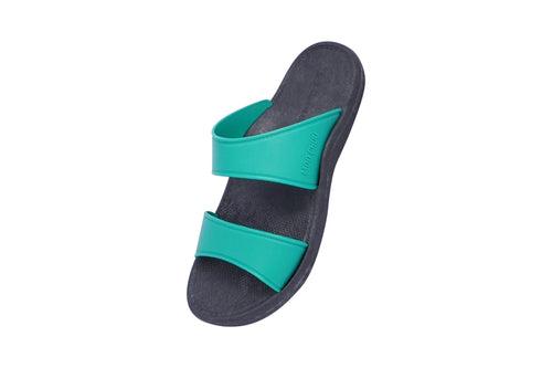 Twinny Black Sole Green Strap