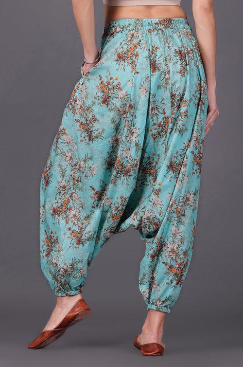 Womens digital printed harem pants ONLY