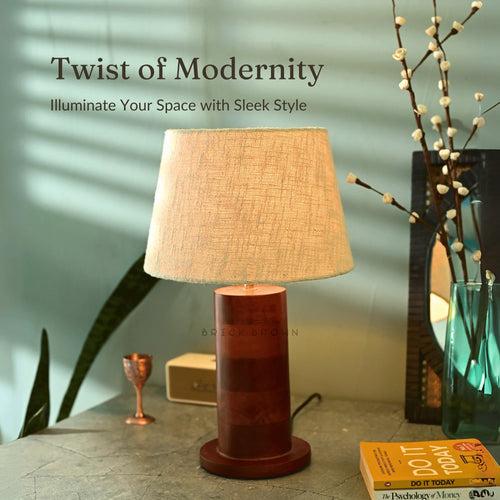 Rounded Twist Table Lamp