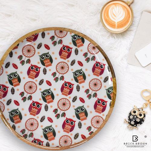 Bohemian Round Serving Platter