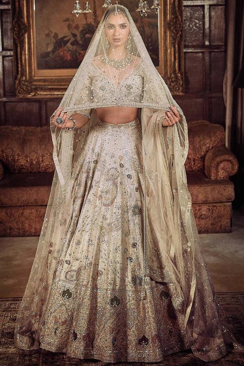 The Kamalbagh Aurum Ekru Lehenga