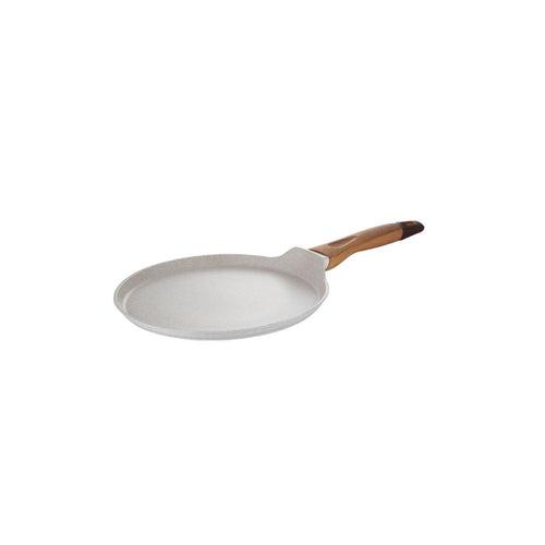 Bergner Naturally Marble Non Stick Tawa | Gas & Induction Compatible | Cream