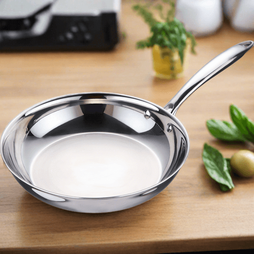 Bergner Argent Mini Tri-Ply 18 cm Fry Pan | Gas & Induction Compatible | Silver