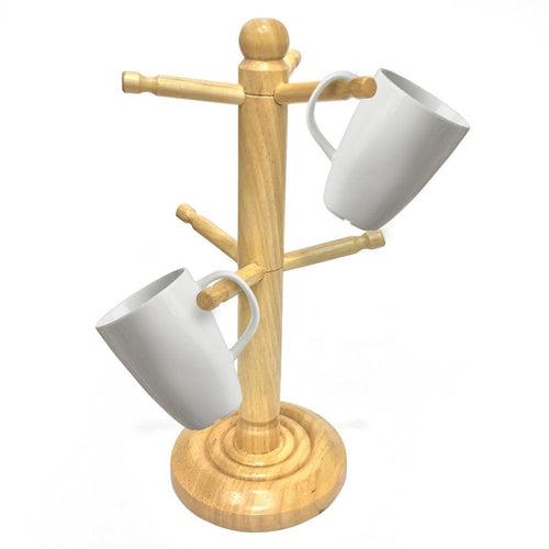 KVG Rubber Wood Mug Stand | 1 Pc