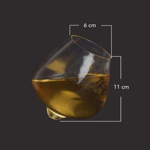 The Artment Tip-Toe Shell 300 ML Drinking Glass Set | Transparent | Set of 4 Pcs