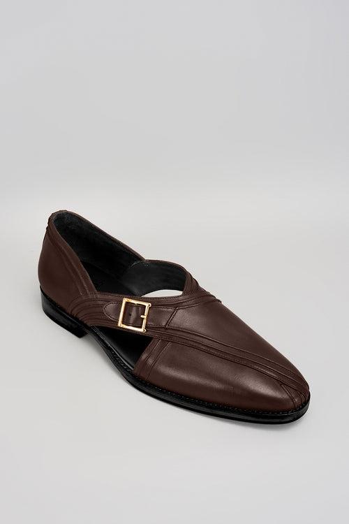 Pintucked Peshawari Sandal - Mane