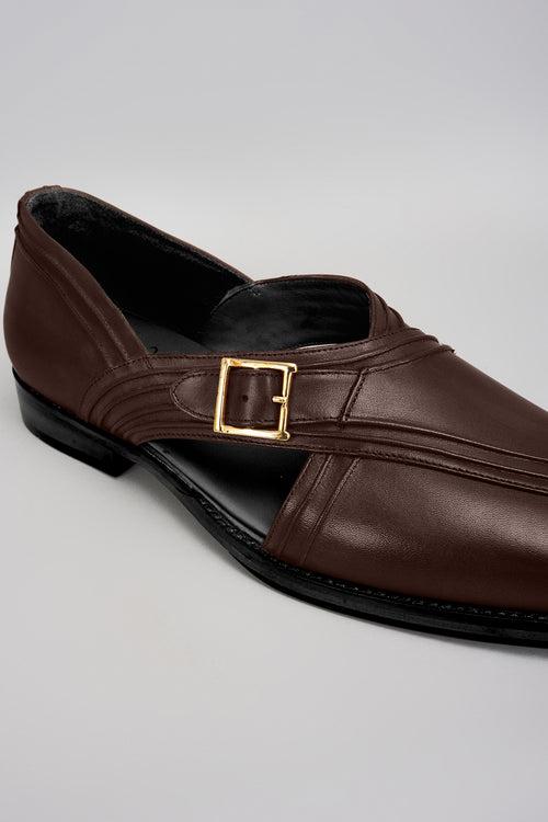 Pintucked Peshawari Sandal - Mane