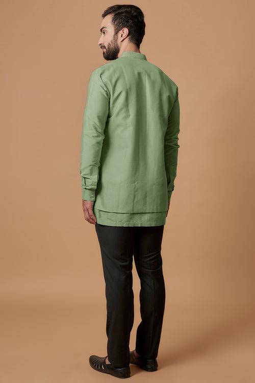 Layered Shirt Kurta - Pranav