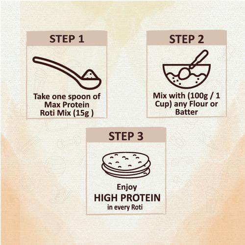 Max Protein Roti Mix - 500g