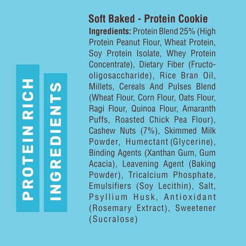 Max Protein Cookies Cashew Delite (Pack of 12) 720g | Zero Added Sugar