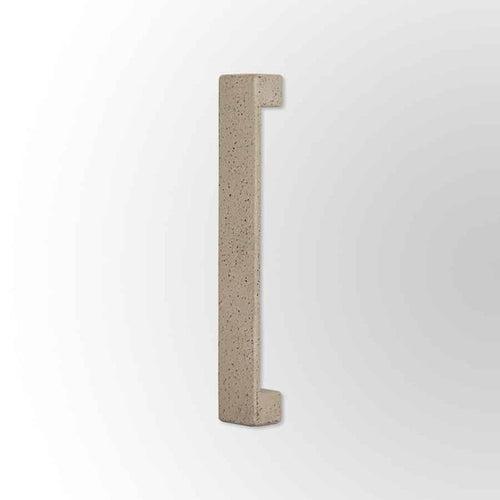 Grey Concrete Textured Door Handle