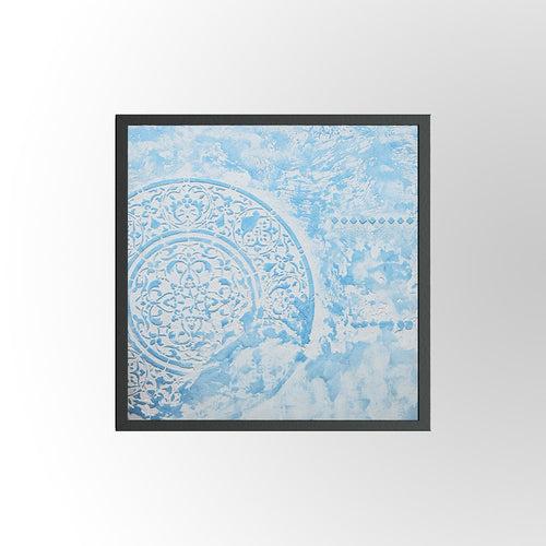 Blue White Montagio Wall Art | Artistry Collection