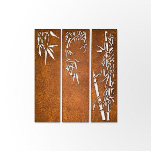 Rustic Bamboo Wall Art