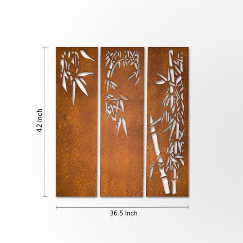 Rustic Bamboo Wall Art