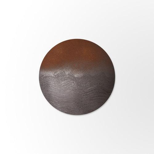 Sandprints Rustic Metal Disc Decor | Cerchi Collection