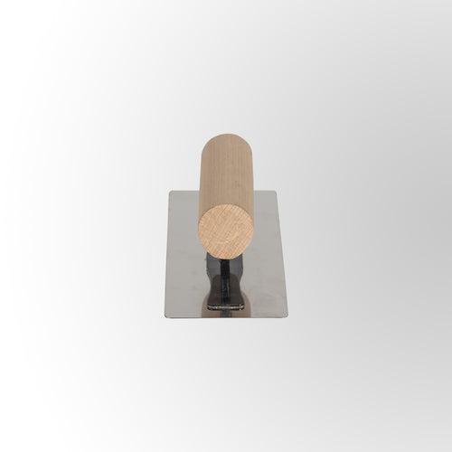 Stainless Steel Trowel With Wooden Handle For Edges Application (8 Inch)