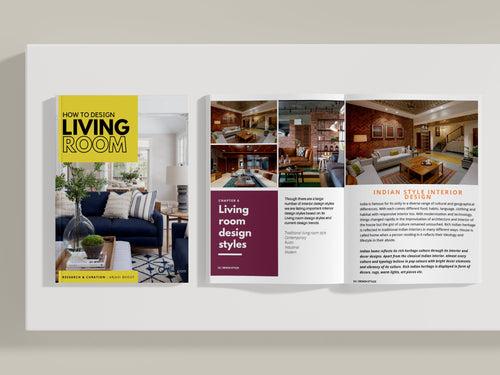 How To Design Livingroom + Bedroom COMBO (E.books)