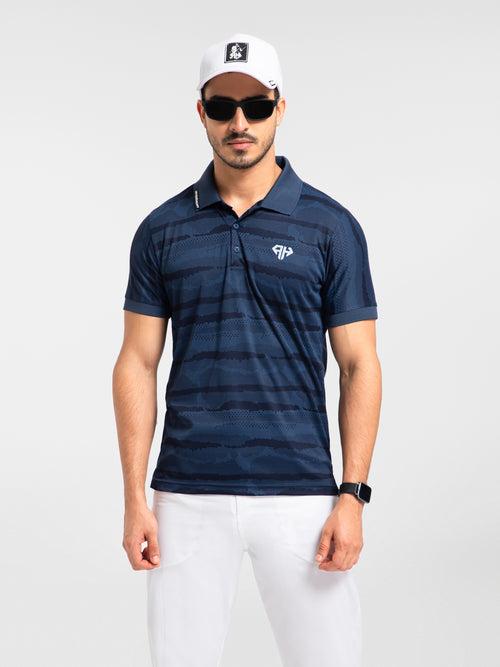 AH Navy Camo Polo