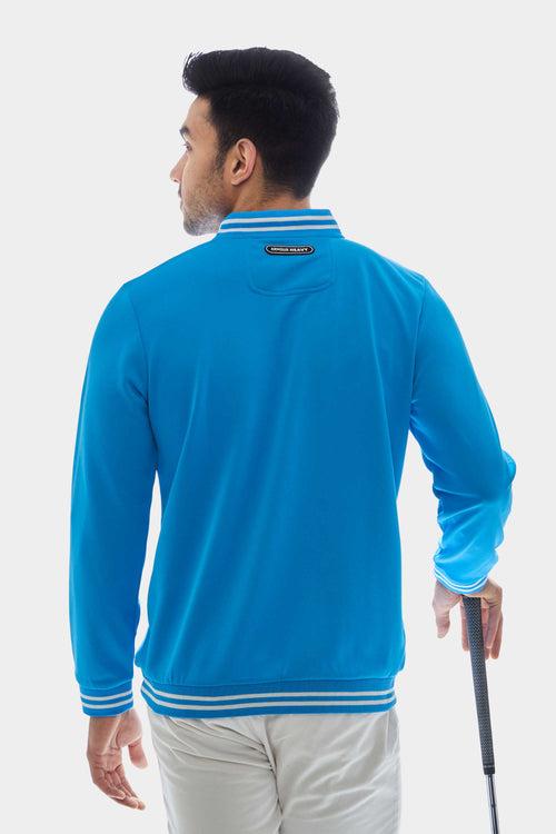 AH Pro Blue High Neck Polo Jacket