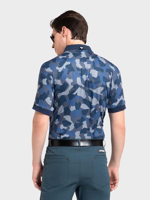 Disruptive Camo Dark Blue AH Polo