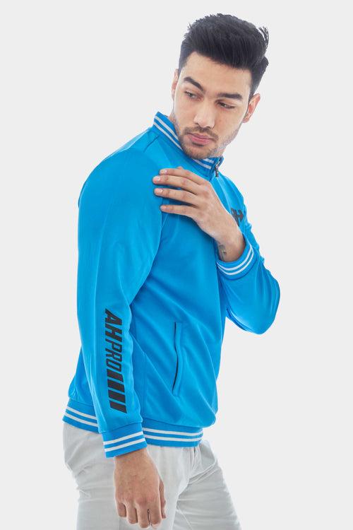 AH Pro Blue High Neck Polo Jacket