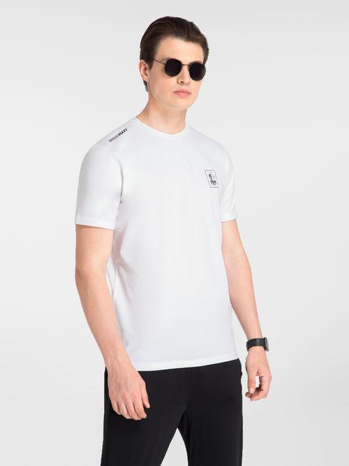 AH White Round Neck (Cotton)