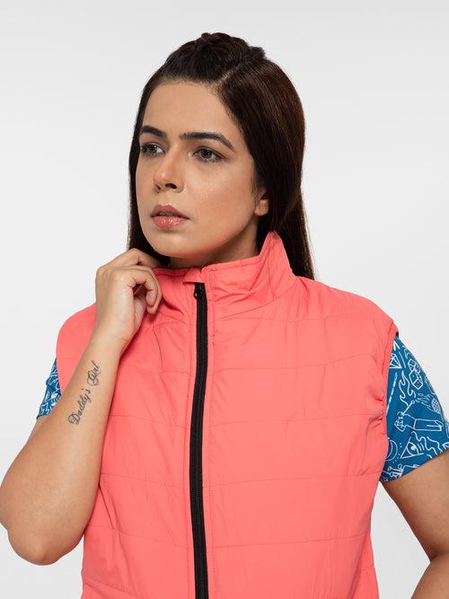 AH Women Half Jacket Sport Pink