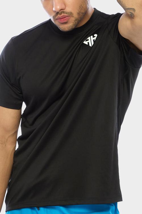 MILITARY TACTICAL BLACK  PERFORMANCE CREW NECK