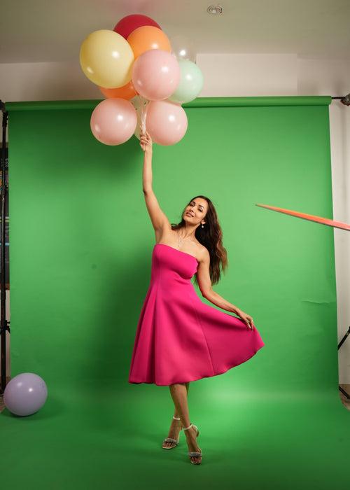 Malaika Arora in Fuchsia