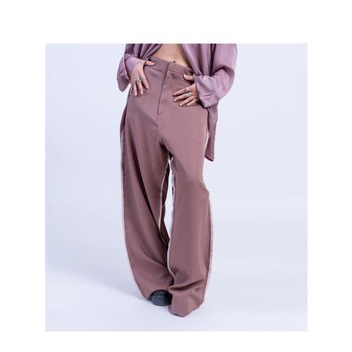 The Devil Wears HUEMN Pants 'Raw Edged' (Beige)